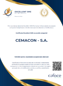 Cemacon a obținut Certificatul Excellent SME 1 692011944624c959864458